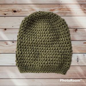 Handmade Crochet Slouchy Beanie Hat